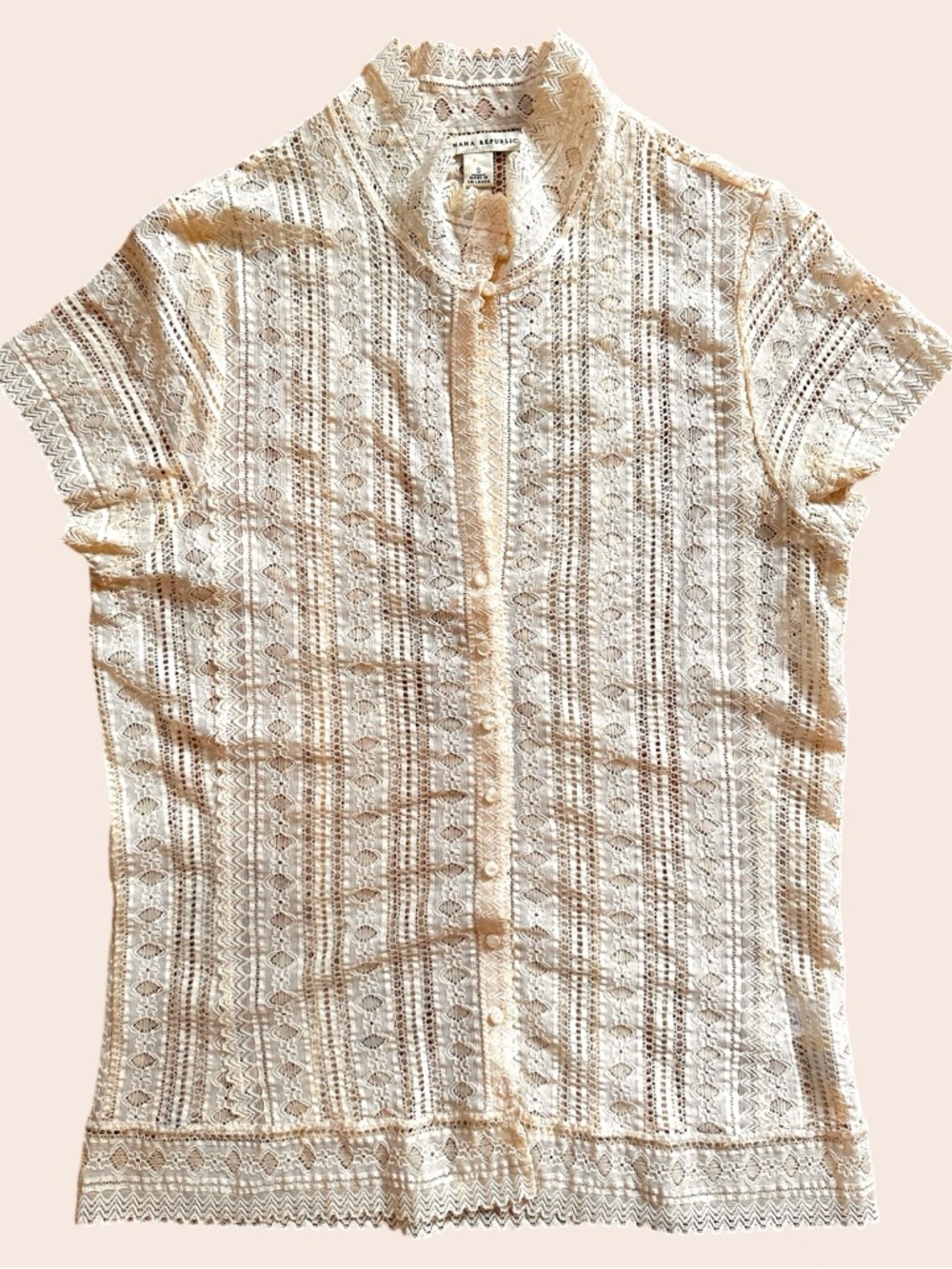 Beautiful Cream Lace Blouse